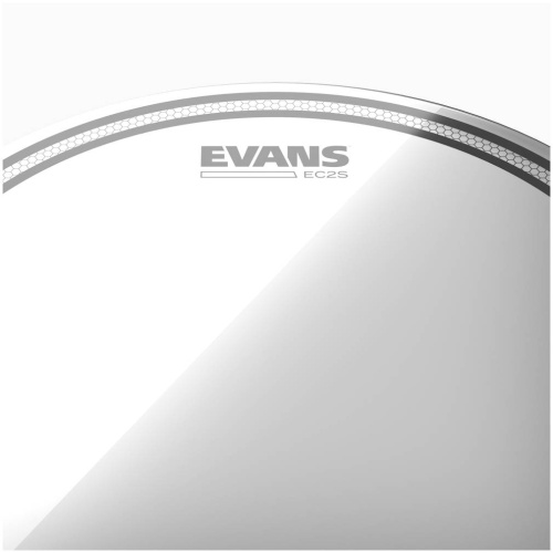 EVANS TT12EC2S Двухслойный прозрачный пластик 12", для тома и малого барабана фото 2