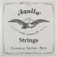 AQUILA SETA 800 74C басовые струны для классической гитары, 3 струны в комплекте, шелк, серебр