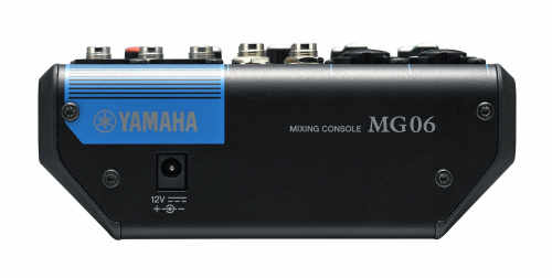 Yamaha MG06 микшерный пульт, 2 микр. вх., 2 стерео пары, D-PRE микрофонные предусилители фото 2