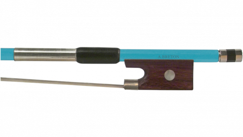 ANTON BRETON AB-110BU Brazilwood Student Violin Bow 1/2 Blue смычок для скрипки, круглая трость фото 2