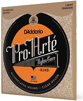 D'Addario EJ43 струны для классической гитары, серебро (Silver), Light.