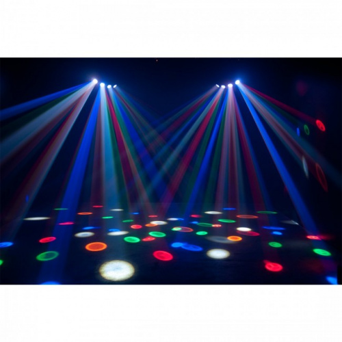American DJ Monster Quad Светодиодный эффект трилистника с 4 объективами, 25 светодиодов RGBWA мощно фото 4
