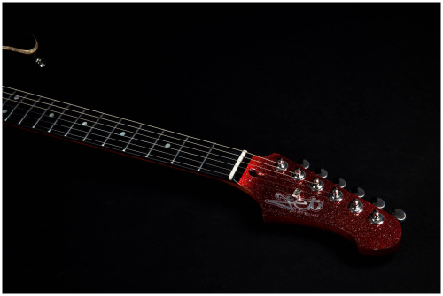 JET JS-500 RDS электрогитара, Stratocaster, корпус липа, 24 лада, HH, 1V1T, tremolo, цвет RDS фото 3