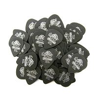 Dunlop 488R073 Tortex Pitch Black Standard 72Pack медиаторы, толщина 0.73 мм, 72 шт.