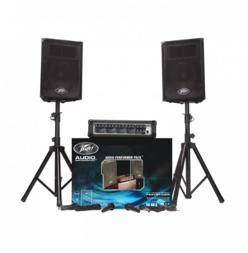 Peavey Audio Performer Pack Акустическая система портативная 100Вт: микшерный пульт, два спикера PV