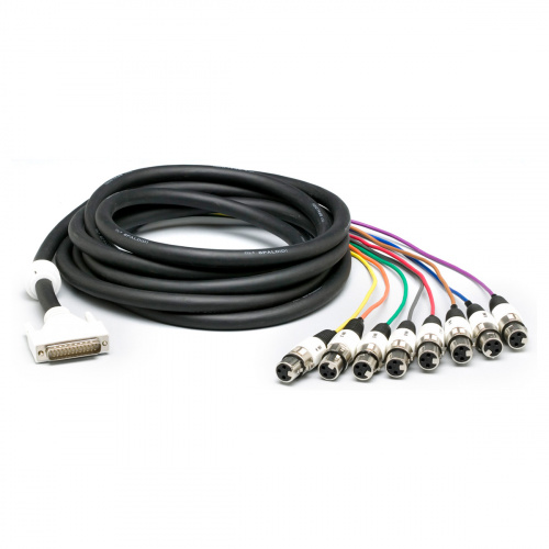 LynxStudio CBL-AIN85 Аналоговый входной кабель для конверторов Aurora/Aurora(n), 25-контактный разъем D-sub (m) на 8 разъемов XL