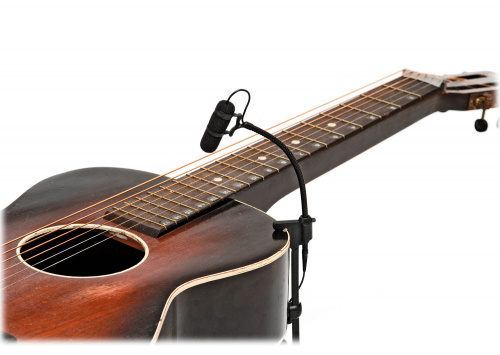DPA VO4099G инструментальный микрофон на гусиной шее с креплением на гитару разъем MicroDot (XLR адаптер в комплекте) фото 2