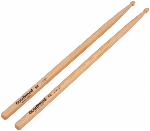VATER GW5BW барабанные палочки 5B, серия Goodwood (2 сорт), деревянный наконечник, материал гико