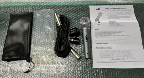 ISK D75 динамический кардиоидный инструментальный микрофон фото 2