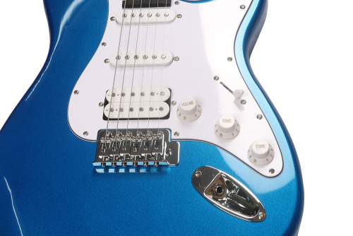 Bosstone SG-04 BL+Bag Гитара электрическая, 6 струн цвет синий фото 6