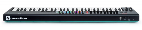 NOVATION Launchkey 61 MK2 миди-клавиатура, 61 клавиша, Pitch/Mod контроллеры, полноцветные пэды, питание от USB фото 3