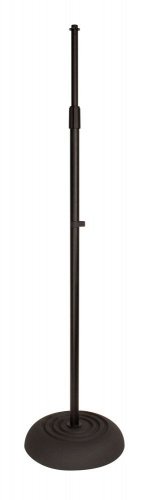 Ultimate JS-MCRB100 стойка микрофонная прямая с круглым основанием 84-154см, черная