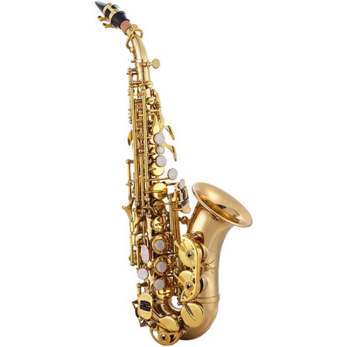 VERMONT JYSS100 саксофон сопрано ученический, Bb, покрытие прозрачный лак, чехол в комплекте