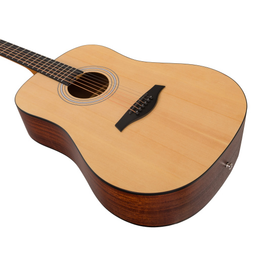 ROCKDALE Aurora D3 Satin NAT акустическая гитара дредноут, цвет натуральный, сатиновое покрытие фото 3
