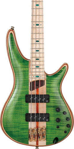 IBANEZ SR4FMDX-EGL электрическая бас-гитара, 4 струны, корпус ясень с топом из огненного клёна, цв фото 9