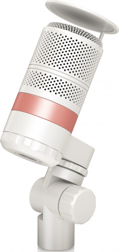 TC Helicon GoXLR MIC-WH микрофон динамический, кардиоидный с попфильтром, крепление с двойным шарниром, цветные кольца, белый фото 2