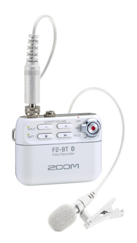 Zoom F2-BT/W полевой стереорекордер Bluetooth белый цвет фото 2