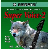 EMUZIN "SUPER VOICE" с обмоткой из никеля /.010-.047/