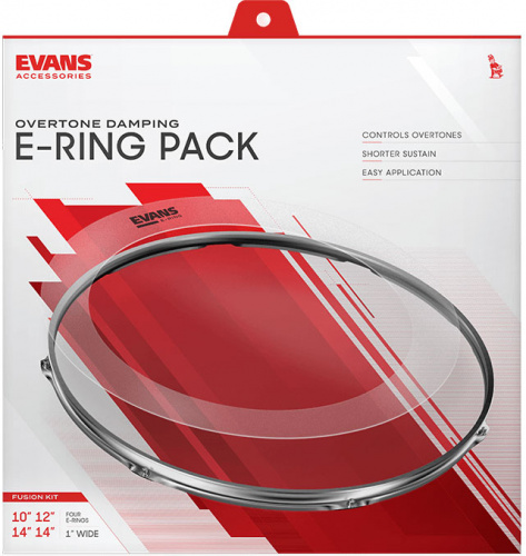 Evans ER-FUSION Набор демпфирующих колец для ударн.установки (10",12",14"х2)
