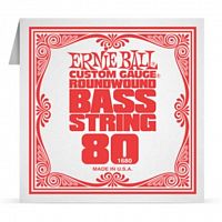 Ernie Ball 1680 струна для бас гитар. никель, калибр 080