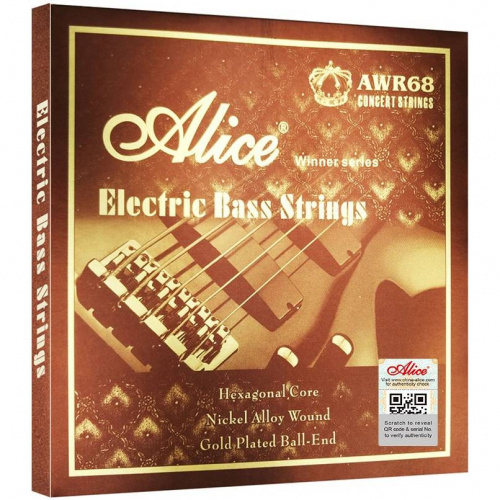 ALICE AWR68(5)-M Струны для бас-гитары, натяжение Medium, стальной