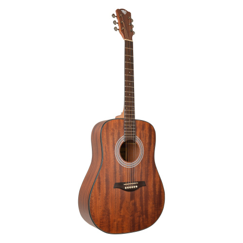 ROCKDALE Aurora D6 Satin All-Mahogany акустическая гитара дредноут, цвет натуральный, сатиновое покрытие фото 2