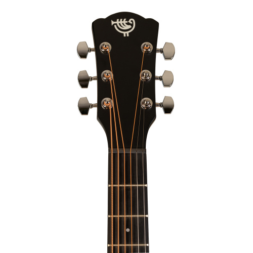 ROCKDALE Aurora D5 C BK Satin акустическая гитара, дредноут с вырезом, цвет черный, сатиновое покрытие фото 7