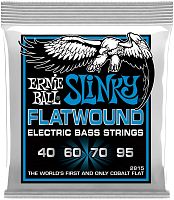 Ernie Ball 2815 струны для бас-гитары Extra Slinky Flatwound Bass (40-60-70-95)