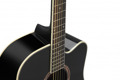 STARSUN DG220c-p Black акустическая гитара, цвет черный фото 7