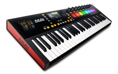 AKAI PRO ADVANCE 61 MIDI-клавиатура, 61 клавиша с послекасанием, встроенный 4,3-дюймовый цветной экран высокого разрешения для отображения параметров  фото 2