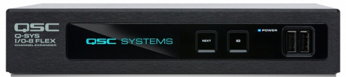 QSC IO-8FLEX 8 индивидуальных каналов Q-SYS 8x8 GPIO, 1x RS232 и мост Audio-to-USB фото 2