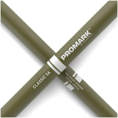 PROMARK TX5AW-GREEN палки, орех, зелёные фото 4
