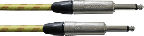 Cordial CXI 9 PP-TWEED инструментальный кабель моно-джек 6,3 мм моно-джек 6,3 мм, разъемы Neutrik, 9