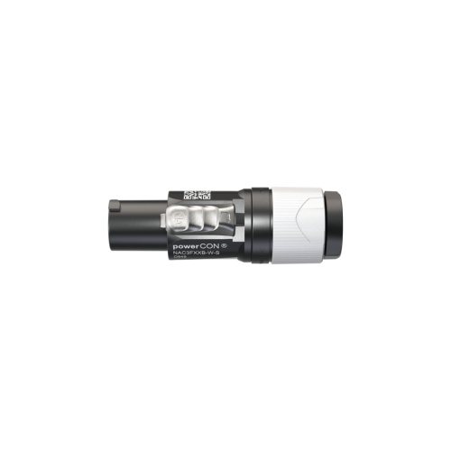 Neutrik NAC3FXXB-W-S кабельный разъем PowerCon, штекер, выходной (серый), для кабеля 6-12мм фото 2