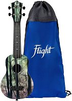 FLIGHT ULTRA S-40 Deep Forest укулеле сопрано,серия Ultra,поликарбонат армированный.Рисунок.Рюкзак