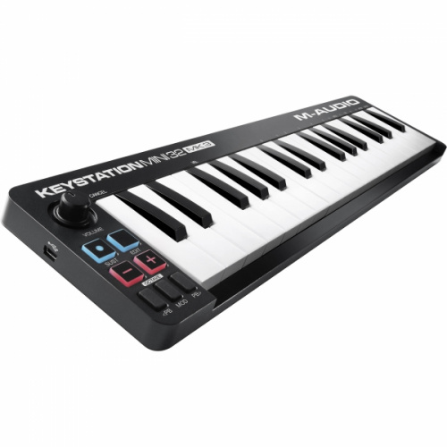M-Audio Keystation Mini 32 MK3 MIDI клавиатура USB (32 мини-клавиши чувствительных к скорости нажати фото 2