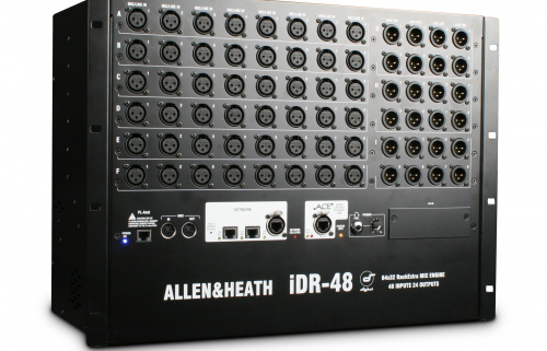 ALLEN&HEATH iDR-64 Цифровой микшерный модуль 8U рэк, 64 мик./лин.входов, 32 лин.выходов