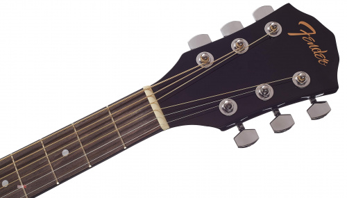 FENDER FA-125 DREADNOUGHT, SB WN акустическая гитара с чехлом, цвет санберст фото 2