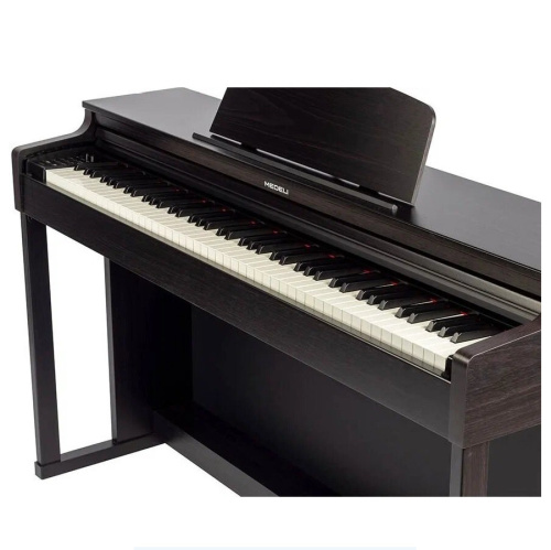Medeli UP203 RW Электропиано, 88 клавиш, клавиатура GAC-II, 192 полифония, 30 тембров, 50 ритмов фото 3