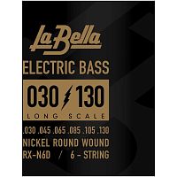 LA BELLA RX-N6C струны для 6-стр. бас-гитары (030-045-065-085-105-130), никель