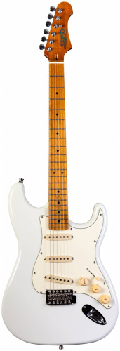 JET JS-300 OW электрогитара, Stratocaster, корпус липа, 22 лада,SSS, tremolo, цвет Olympic White