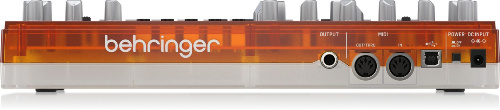 BEHRINGER TD-3-TG аналоговый басовый синтезатор, VCO с двумя формами волны, VCF, VCA, 16-шаговый секвенсор возможностью сохране фото 5