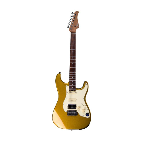 Mooer GTRS S800 Gold Электрогитара со встроенным процессором, HSS, палисандр, золотистый цвет