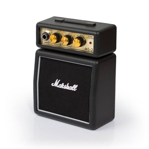 MARSHALL MS-2 MICRO AMP (BLACK) усилитель гитарный транзисторный, микрокомбо, 1 Вт, питание от батарей и адаптера (приобретается отдельно), черный цве фото 10