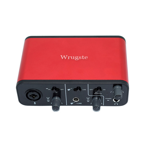Wrugste GV-AR005 - аудиоинтерфейс USB, 2 входа (XLR+Jack)/2 выхода фото 2