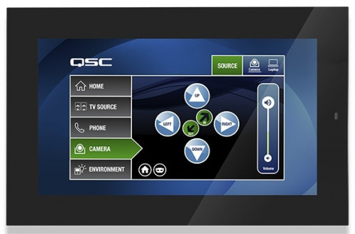 QSC TSC-80W-G2-BK Q-SYS 8.0" PoE Сенсорный контроллер для настенной установки