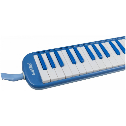 BEE BM-37SL BLUE мелодика духовая клавишная 37 клавиш, цвет голубой, мягкий чехол фото 5