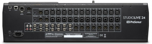 PreSonus StudioLive 24 Series III цифровой микшер, 38 кан.+8 возвратов, 24+1 фейдер, 28 аналоговых вх/18вых, 4FX, 16MIX, 4AUX FX, USB-audio, AVB-audio