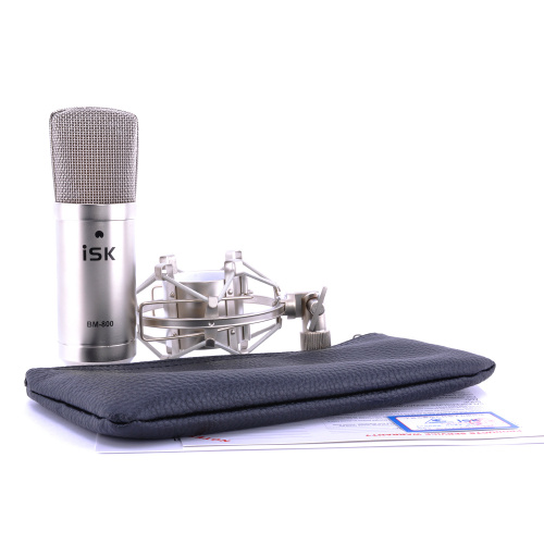 ISK BM-800 конденсаторный XLR-микрофон, цвет никель фото 3