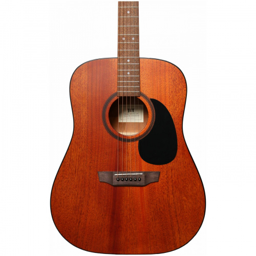 JET JD-355 OP акустическая гитара, дредноут, полностью красное дерево, цвет натуральный, open pore фото 7